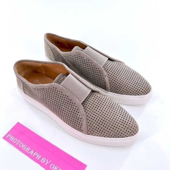 FRANCO SARTO NADINE SLIP-ON SNEAKER Gray  Suede size 9 M - Picture 4 of 15